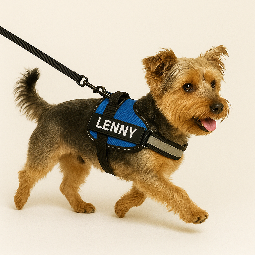 Personalized No Pull Dog Harness with Custom Name Tag